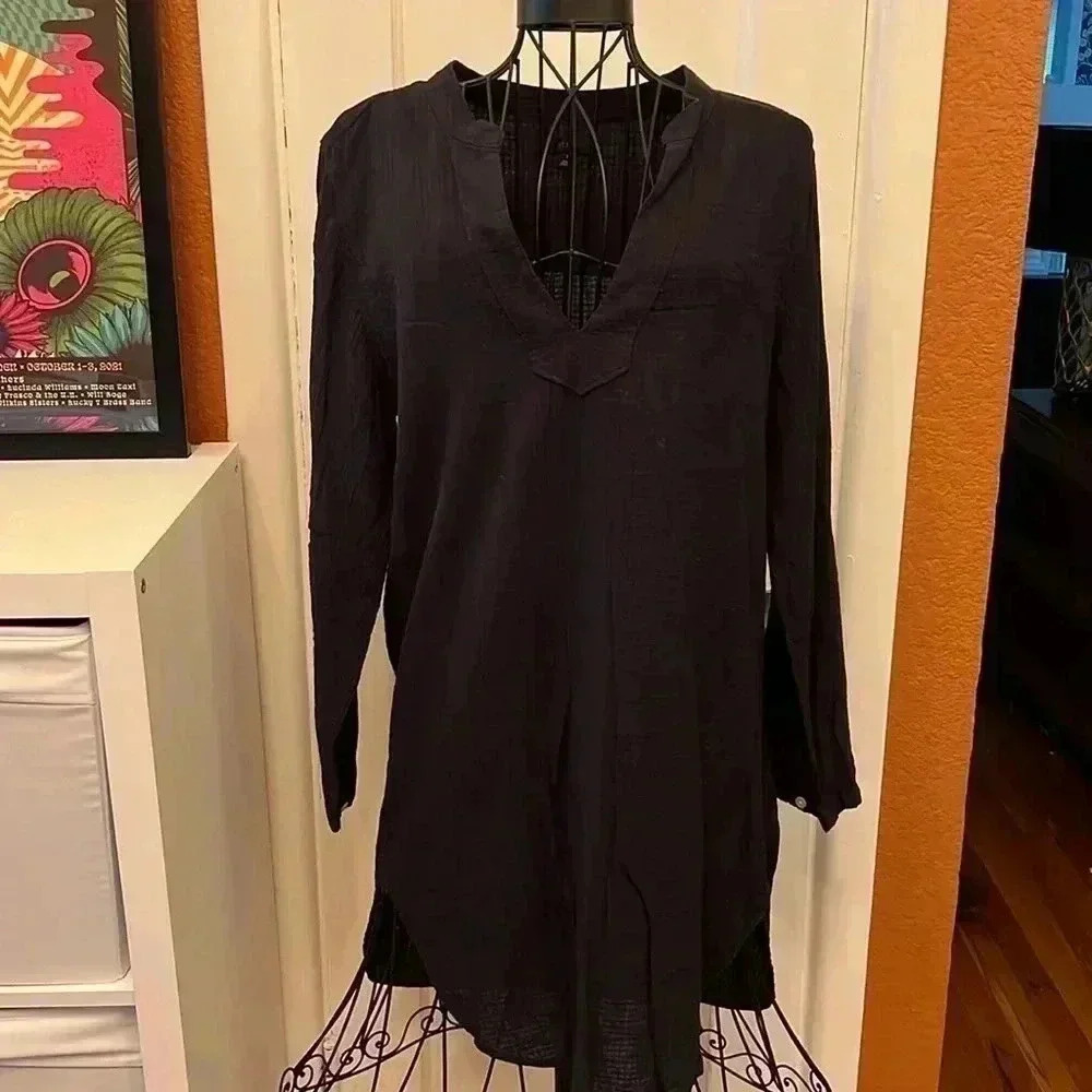 J Crew Gauze Swimsuit Cover Up-Sz M